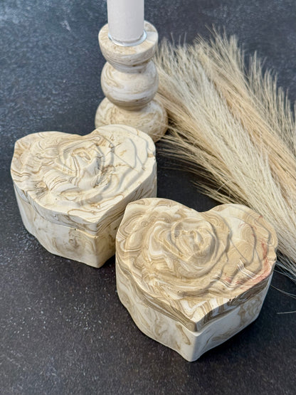 Shinzō - Bougie parfumée et pot en jesmonite